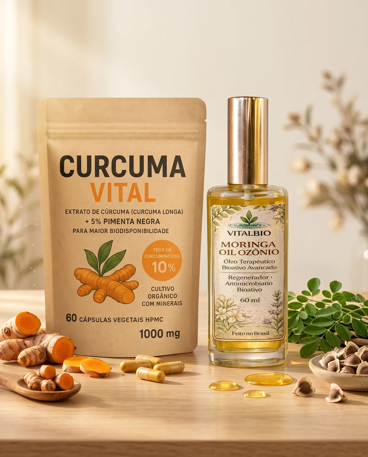 Suplementos naturais e orgânicos VitalBio